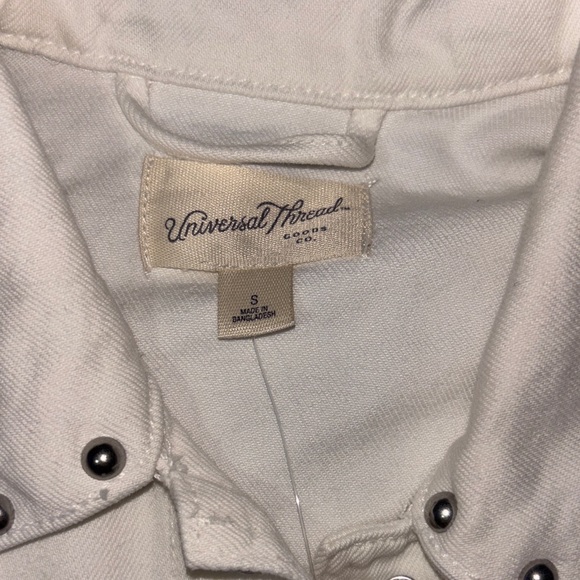 Universal Thread White Jean Jacket - Picture 3 of 4